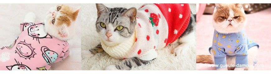 Ropa para gatos para gatos - Ropa gatos - GUEULE D'AMOUR