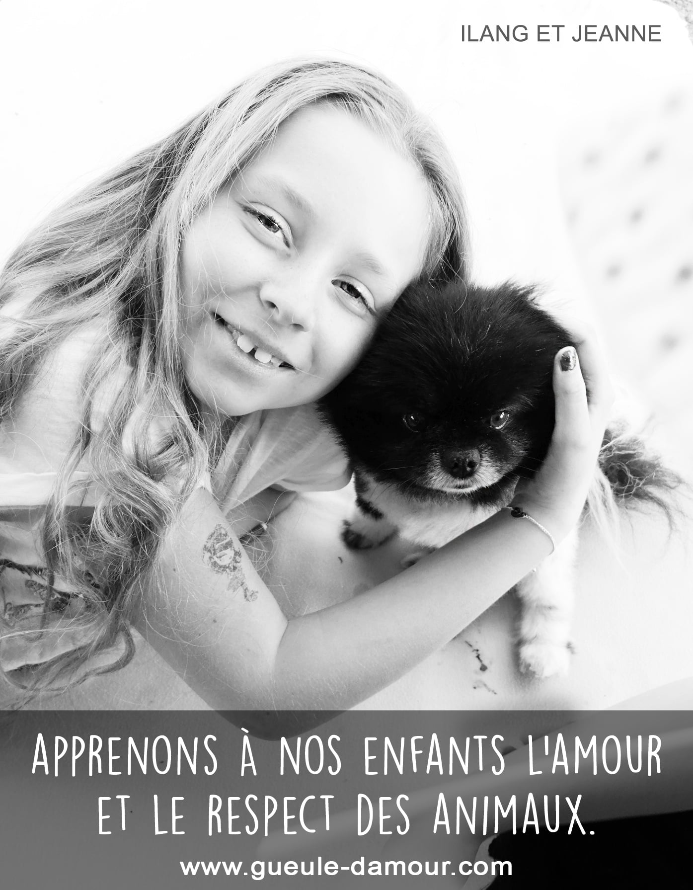 Apprenons à nos enfants le respect et l'amour des animaux