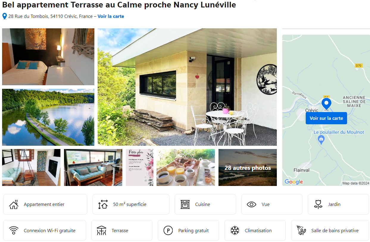 Location Gite Nancy Famille