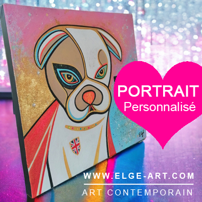 Portrait personnalisé de chien