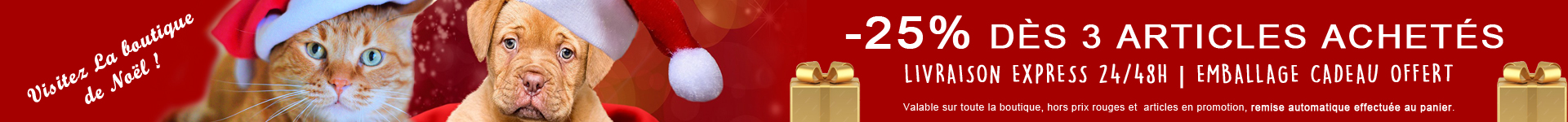 Boutique de Noel pour animaux